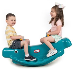 Whale Teeter Totter - Blue
