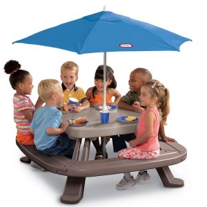 Fold 'n Store? Picnic Table with Market Umbrella
